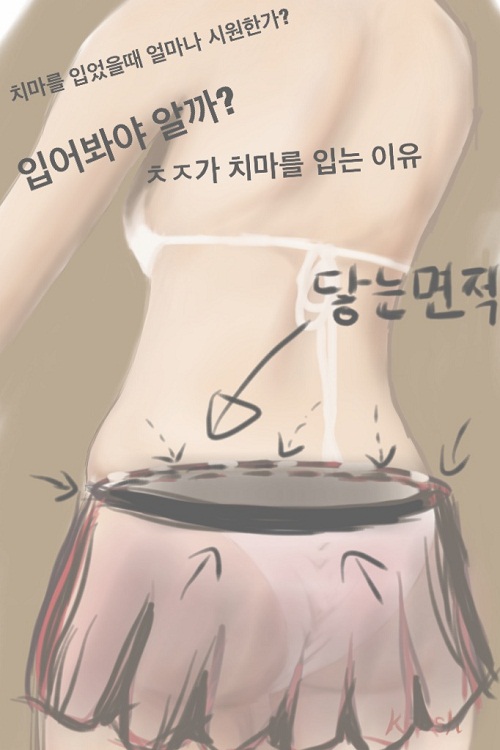 여자들이 치마를 입는 이유
