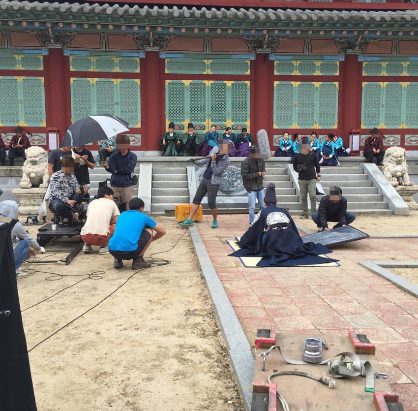 배우들 연기할 때 주변환경