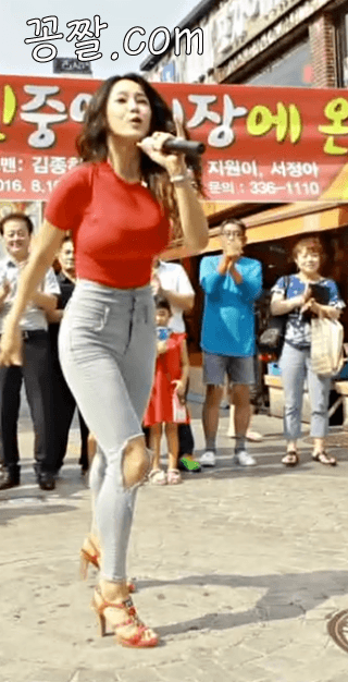 6시 내 고향 지원이 청바지 몸매