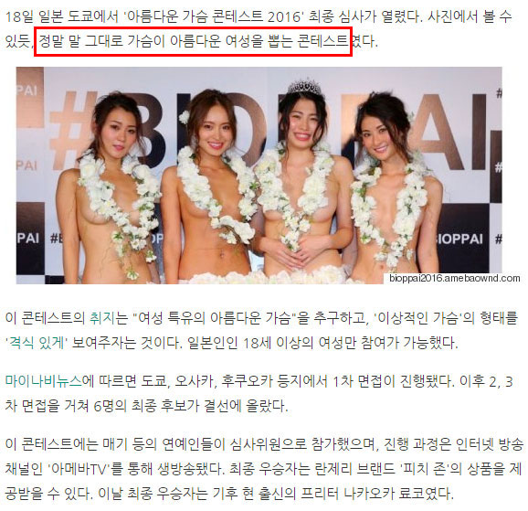 아름다운 가슴 콘테스트