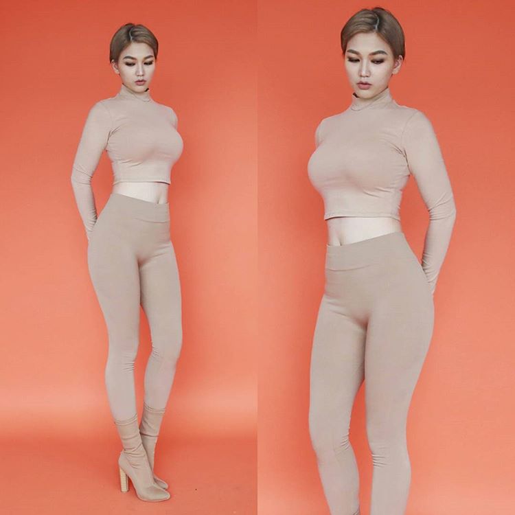서양물 먹고 자란 동양 누나 몸매