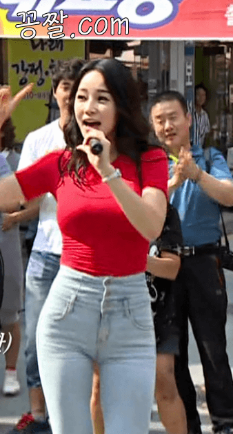 6시 내 고향 지원이 청바지 몸매