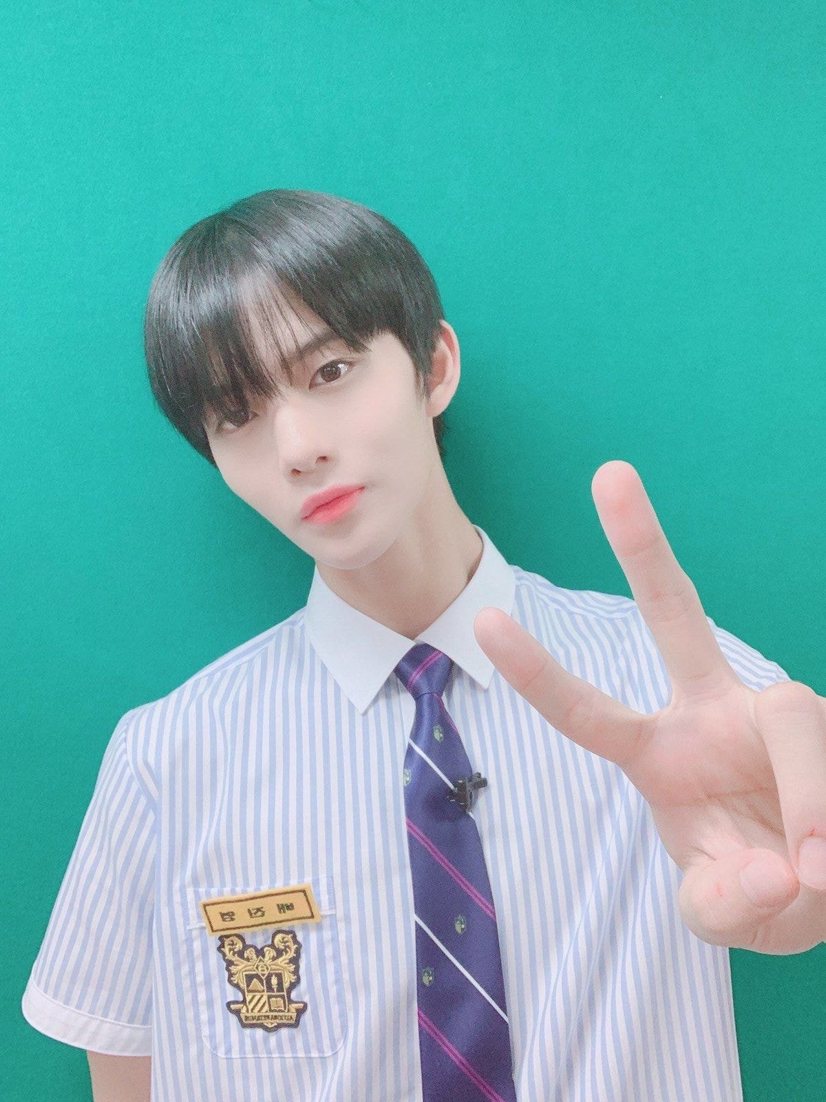 워너원 배진영 교복핏 비율 쩌내