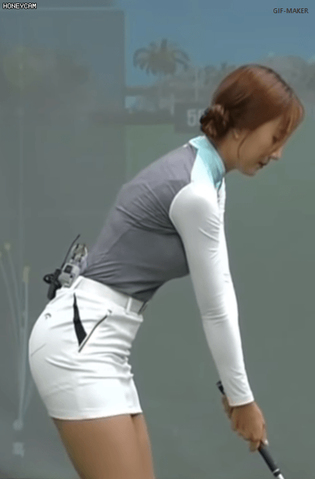 골프채널 아나운서......gif