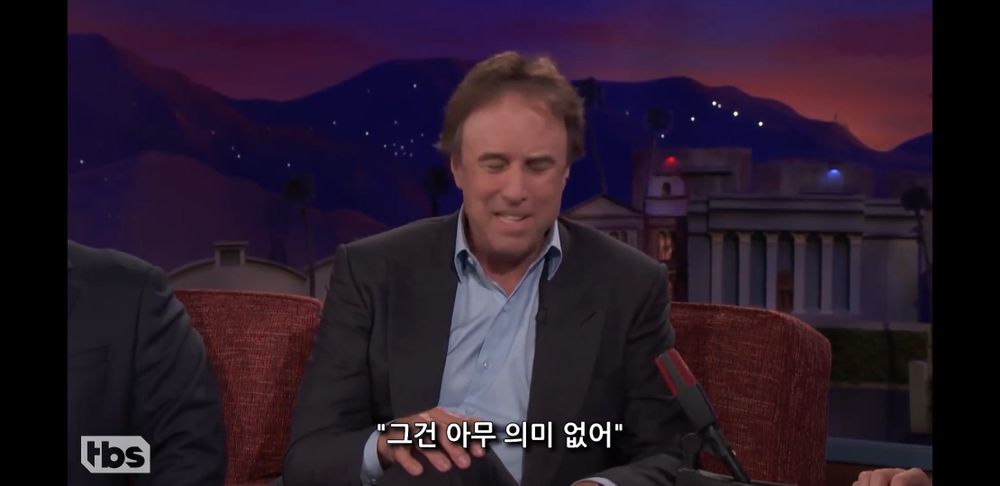 미국 토크쇼의 가족팔이 개그