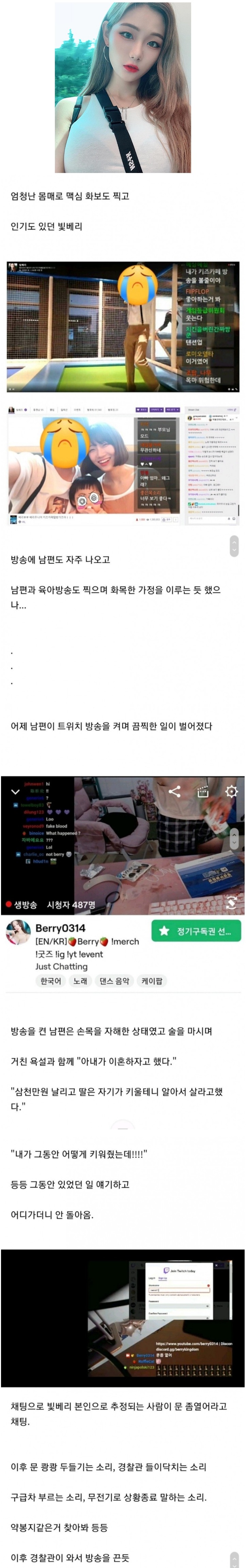 스트리머 빛베리 사건