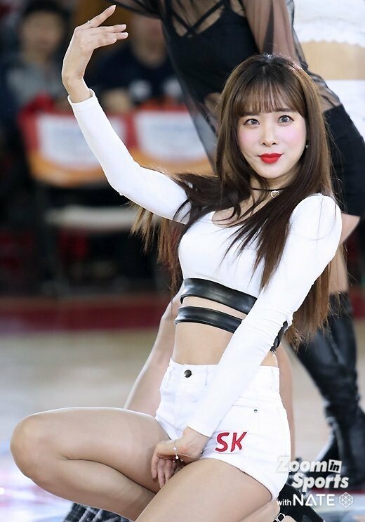 강명호 촬영한 김한나 치어리더