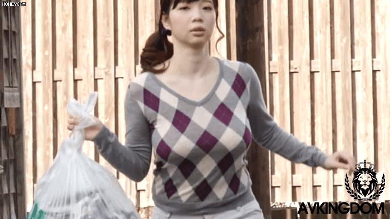 쓰레기 버리는 처자