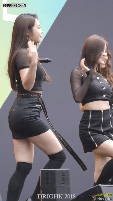 탄탄한 정은지 몸매