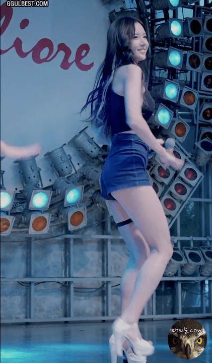 포켓걸스 하빈 허리돌림