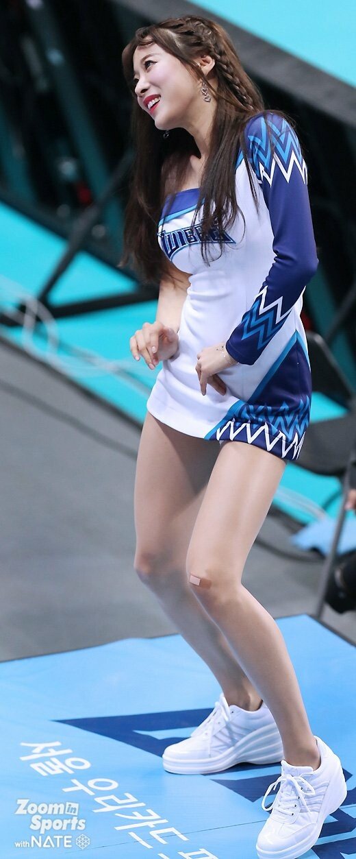 강명호 촬영한 김한나 치어리더