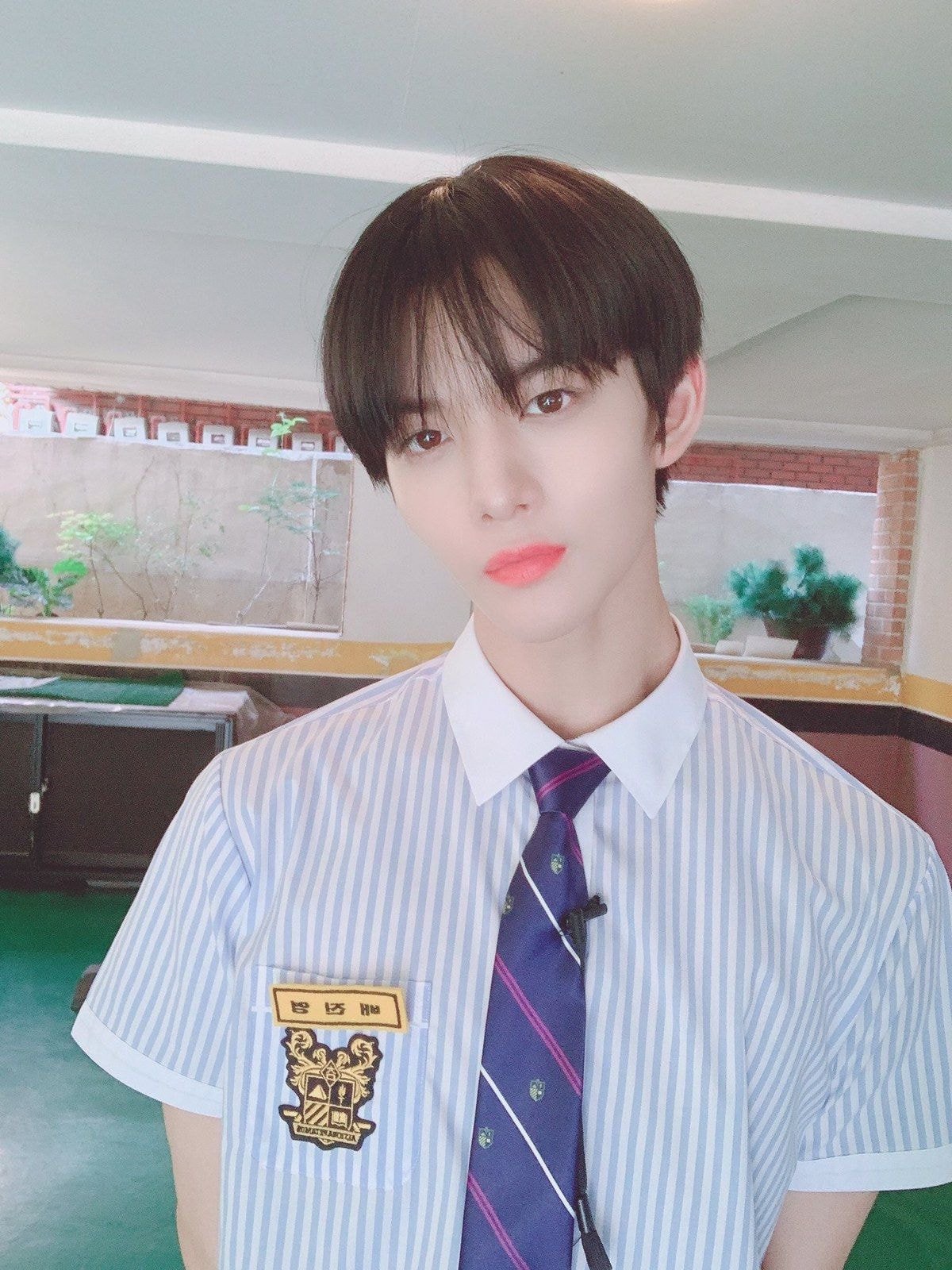 워너원 배진영 교복핏 비율 쩌내