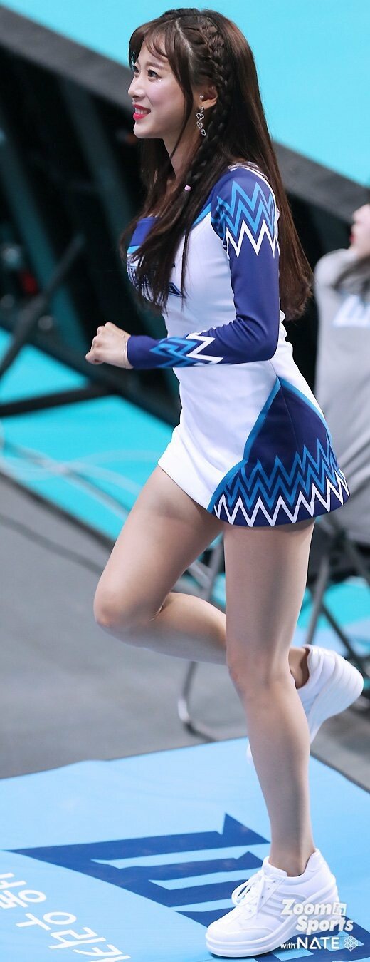 강명호 촬영한 김한나 치어리더