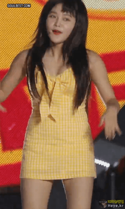 시원한 노란원피스 예리
