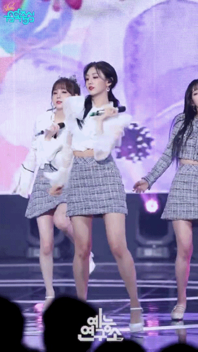 러블리즈 음악중심 직캠 정예인 움짤(데이터주의)