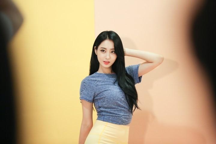 경리의 제인코트 광고 촬영장 비하인드!
