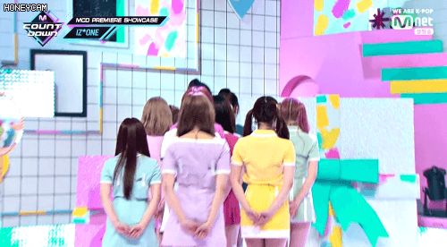 오늘자 엠카 아이즈원 사쿠라