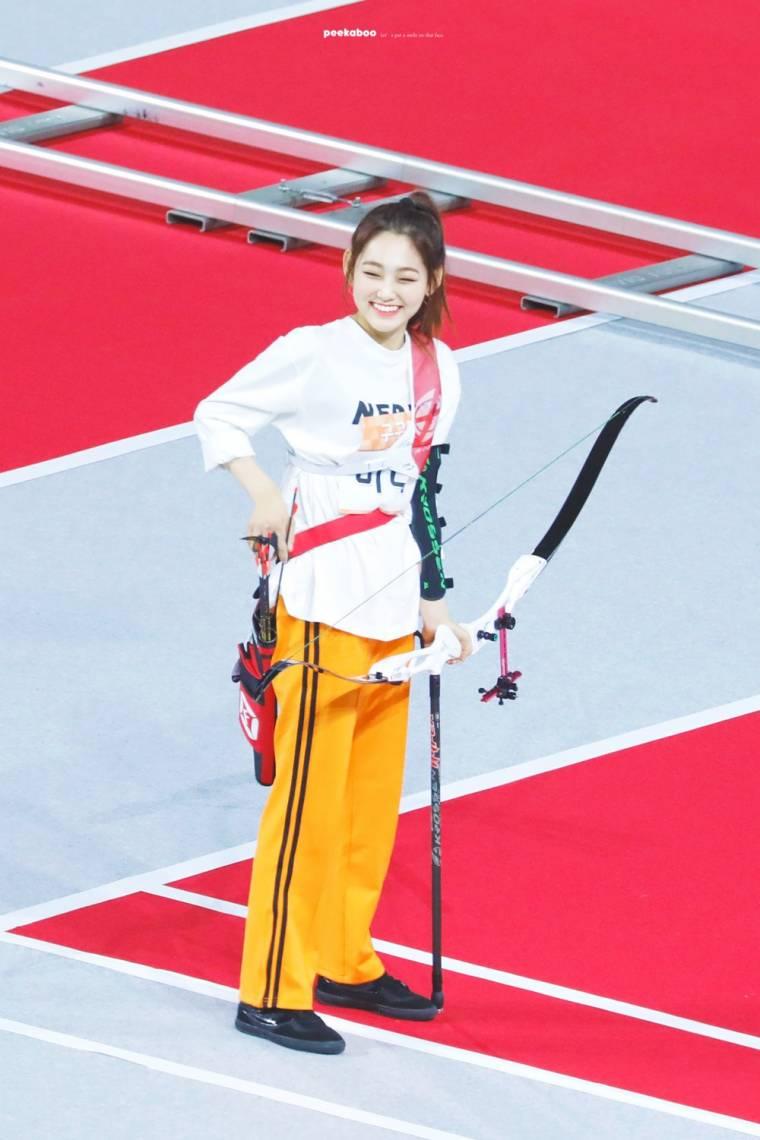 아육대 양궁 미나.예린.은하