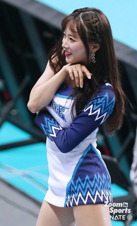 강명호 촬영한 김한나 치어리더