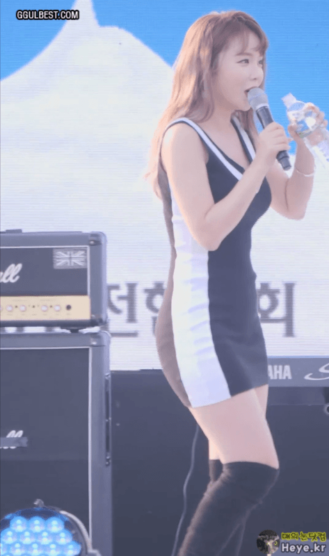 롱부츠 원피스 홍진영