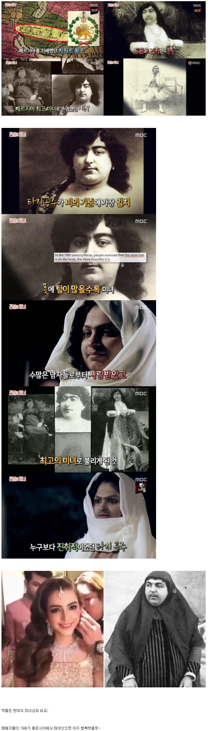 미의 기준이 달랐던 페르시아