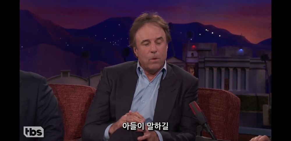 미국 토크쇼의 가족팔이 개그
