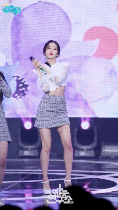 러블리즈 음악중심 직캠 정예인 움짤(데이터주의)