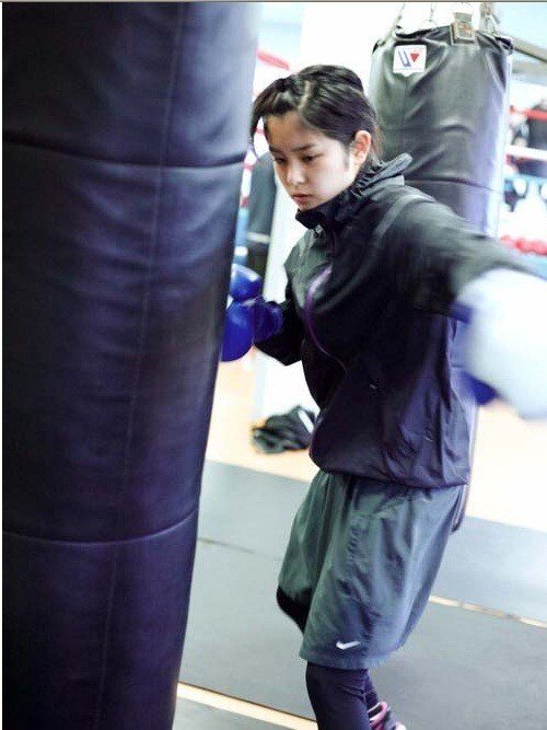 일본 여자 복서 비쥬얼