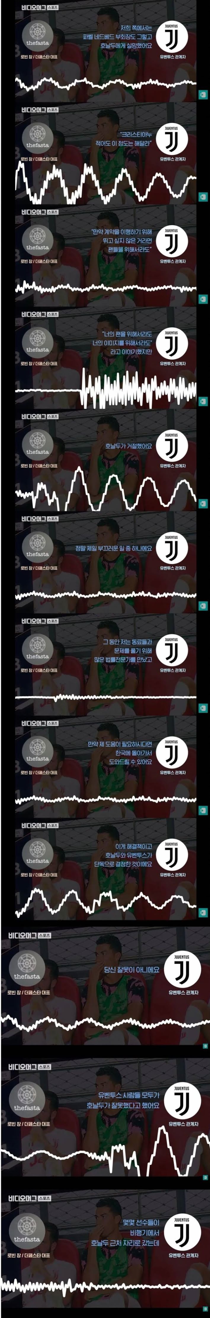 어느 누구도 왜 그랬는지 모르는 호날두