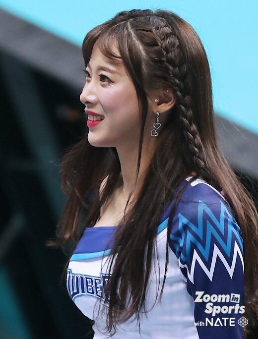 강명호 촬영한 김한나 치어리더
