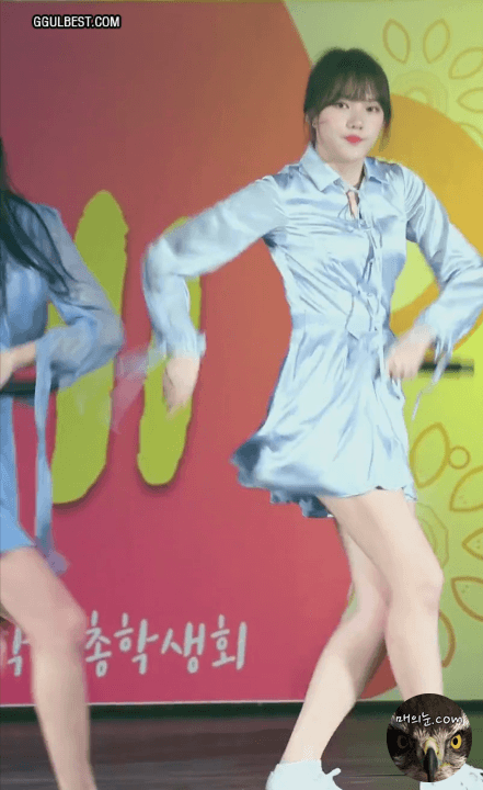 여자친구 예린 실크원피스