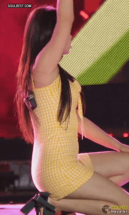 시원한 노란원피스 예리