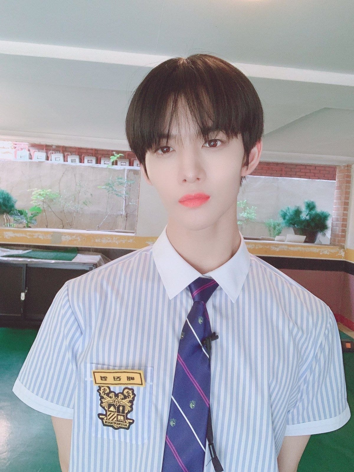 워너원 배진영 교복핏 비율 쩌내