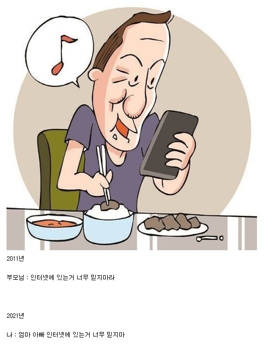 과거와 다른 인터넷 특징