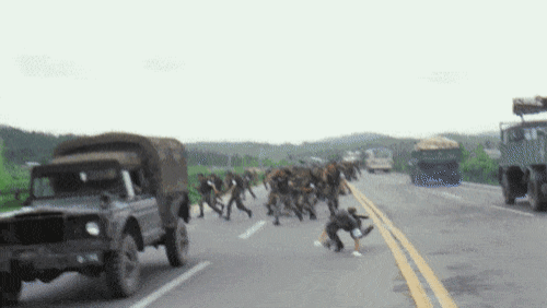옛날 예비군 훈련