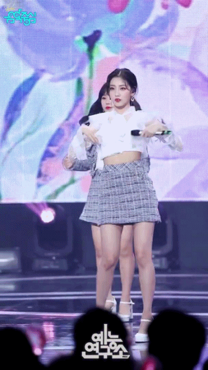 러블리즈 음악중심 직캠 정예인 움짤(데이터주의)