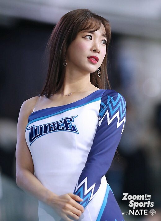 강명호 촬영한 김한나 치어리더