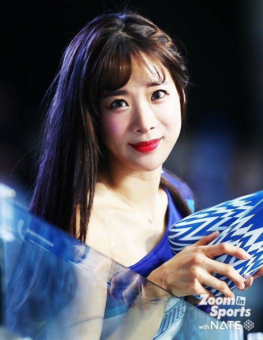 강명호 촬영한 김한나 치어리더