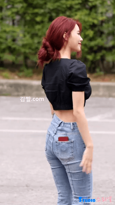 미주 출근길 청바지핏