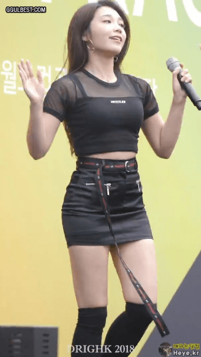 탄탄한 정은지 몸매