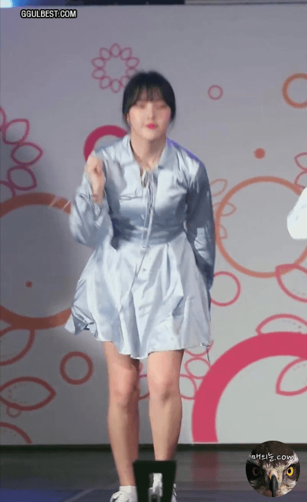 여자친구 예린 실크원피스