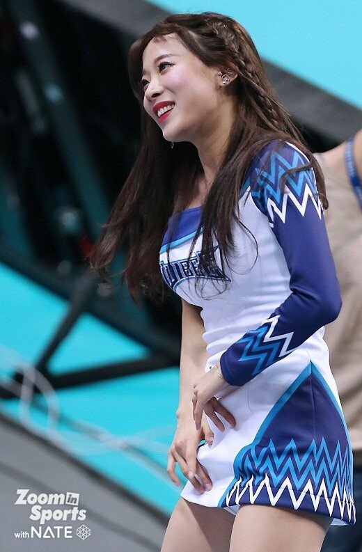 강명호 촬영한 김한나 치어리더