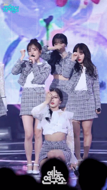 러블리즈 음악중심 직캠 정예인 움짤(데이터주의)