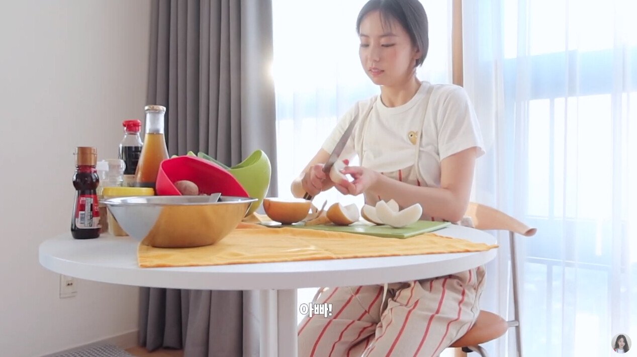 아빠 생일상 차려드리는 소희