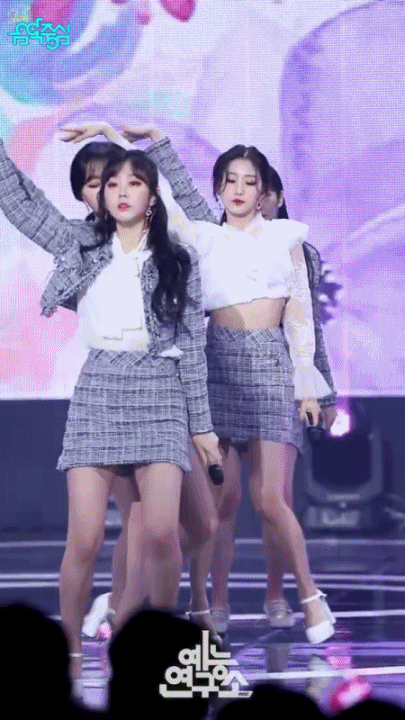 러블리즈 음악중심 직캠 정예인 움짤(데이터주의)