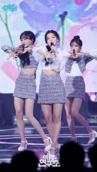 러블리즈 음악중심 직캠 정예인 움짤(데이터주의)