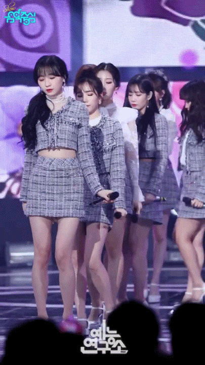 러블리즈 음악중심 직캠 정예인 움짤(데이터주의)