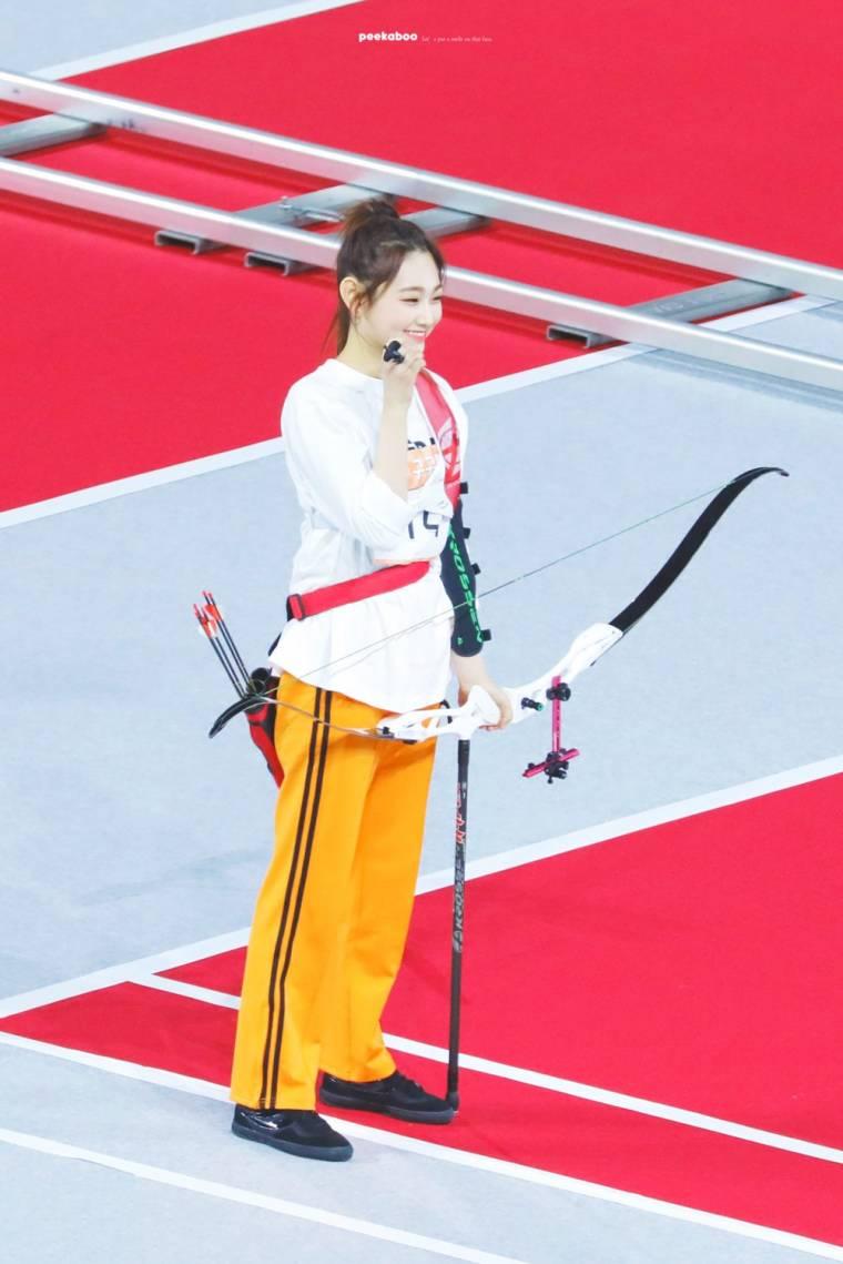 아육대 양궁 미나.예린.은하