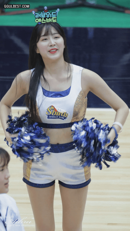 치어리더 -안지현 나시 페로몬.gif