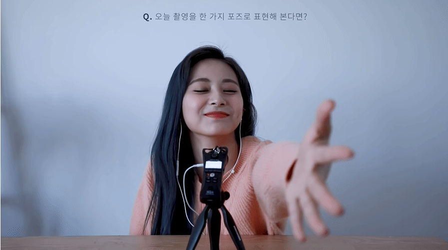 Yes, I am Tzuyu. ASMR Interview